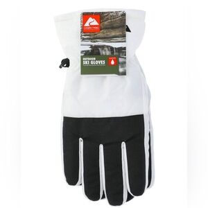 Ozark Trail White and Black Outdoor Ski Gloves